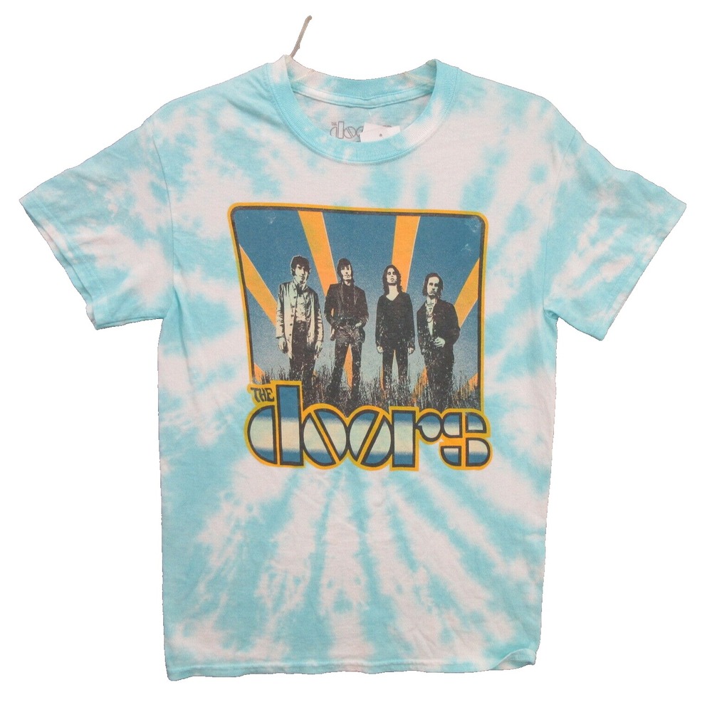 The Doors Mens Shirt Size Small Pullover Crew Tie Dye Tee Short Sleeve New